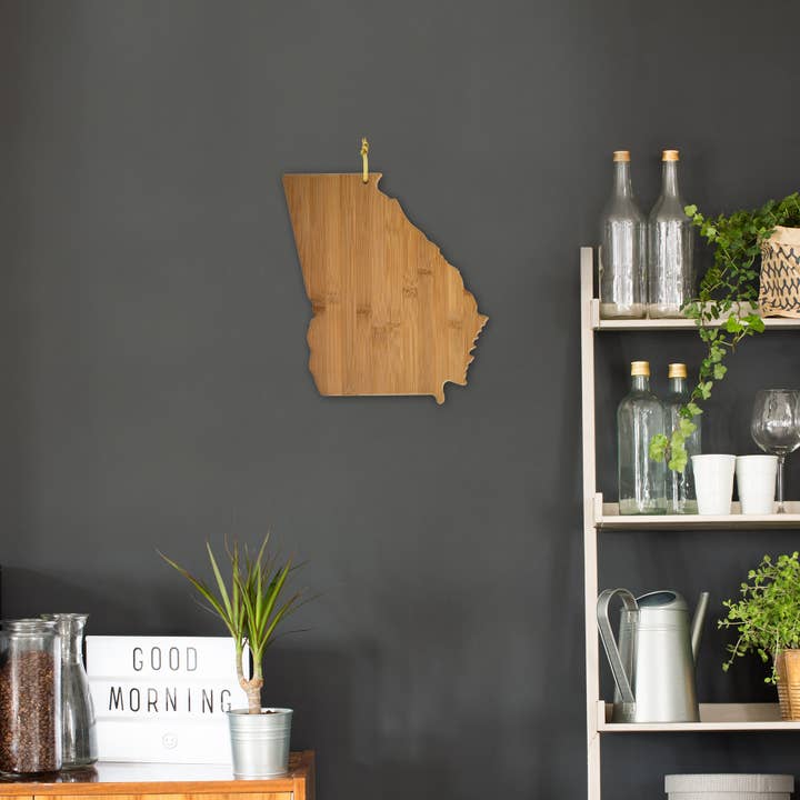 Totally Bamboo - Wholesale Cutting Board - Georgia State-Shaped Bamboo Serving & Cutting Board3