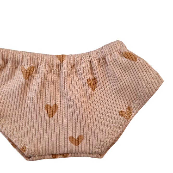 LILY nude heart panties for wholesale by Maman Poule et Papa Coq
