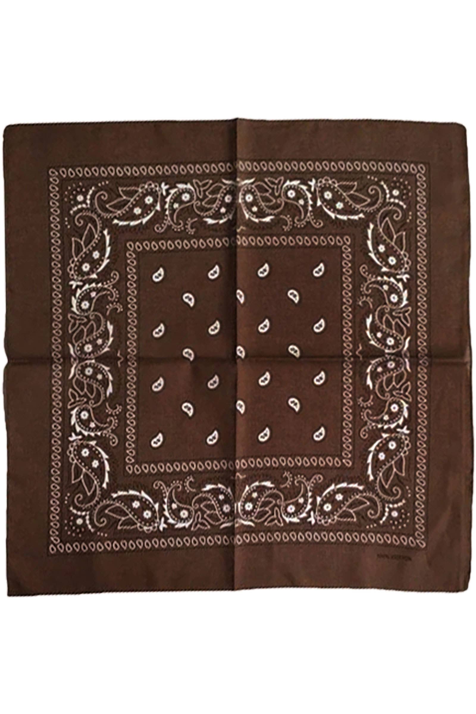 Cap Zone – Engroshandel Bandana - Dame – Klassisk firkantet bandana i bomuld med paisleyprint5