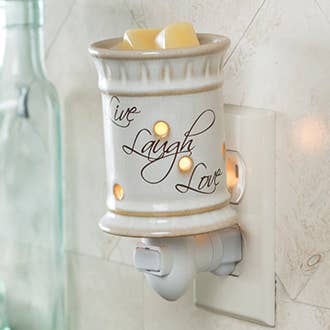 Live Love Laugh Pluggable Warmer - RRP $27.95 - Wholesale for wholesale by Candle Warmers Australia