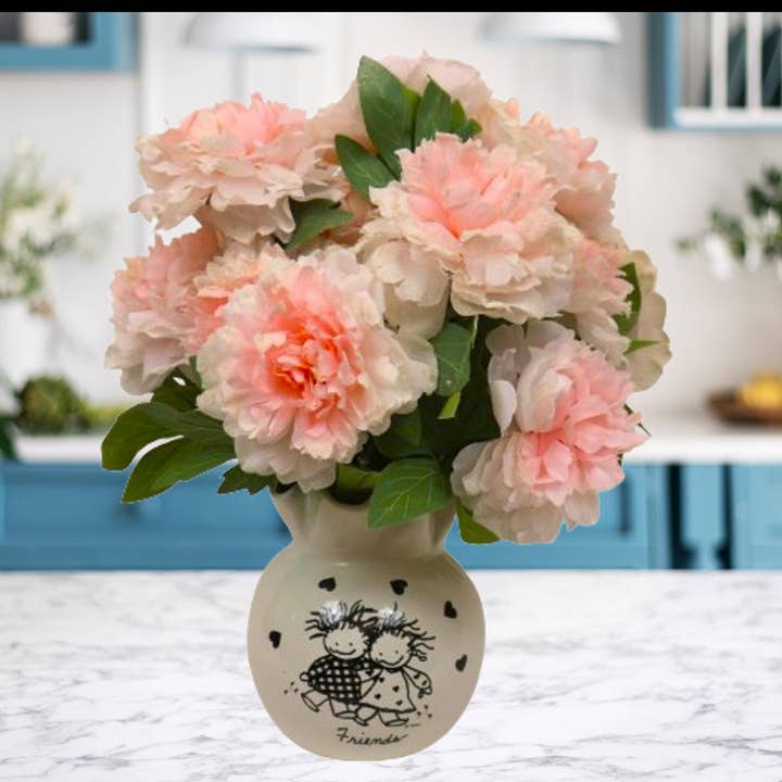 Arrangement de Pivoines Roses Précieuses - 16" pour la vente par Amazyng Decor