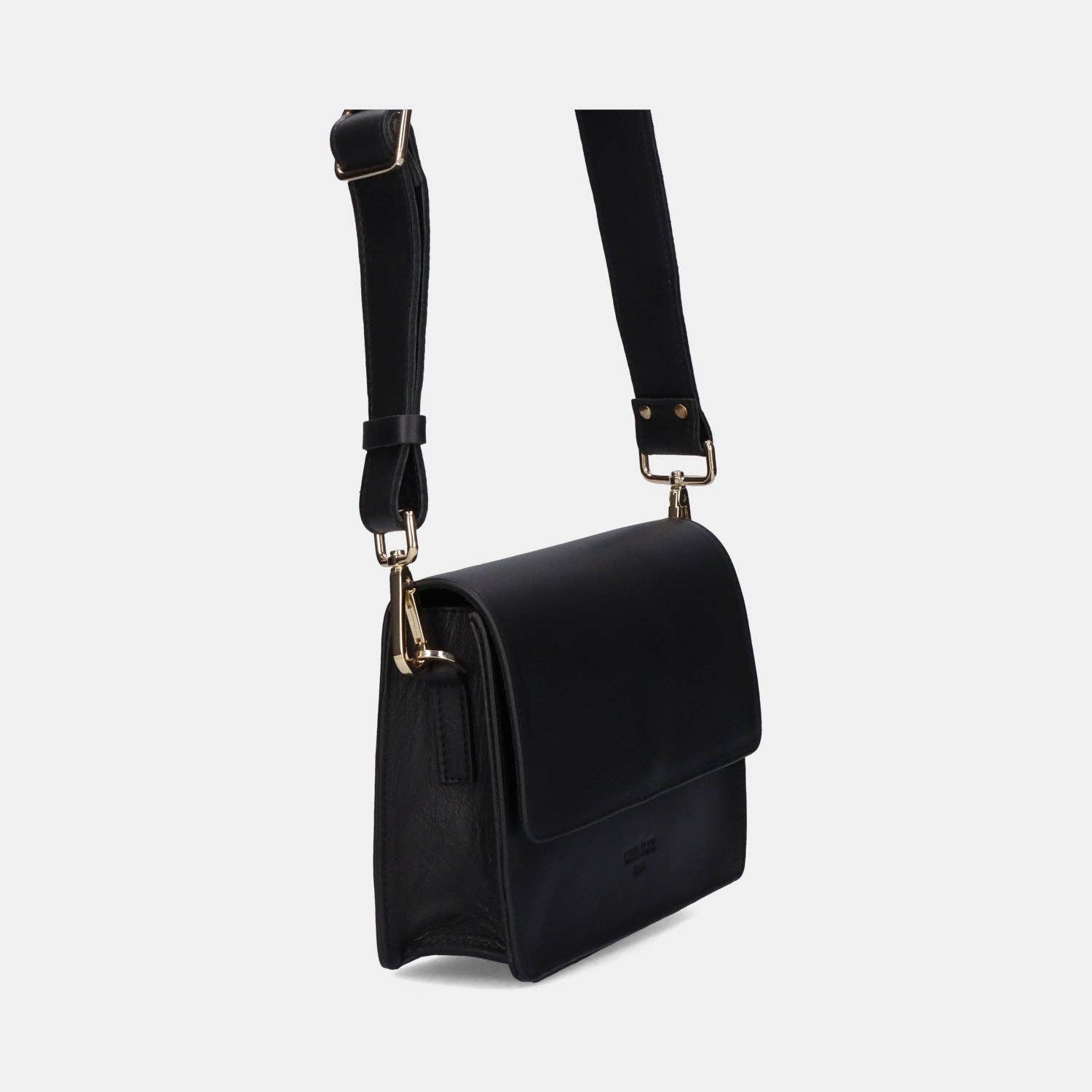 Ann Kurz - Wholesale Crossbody Bag - Women's - The Perfect Square Crossbody Bag - Nappa Black2