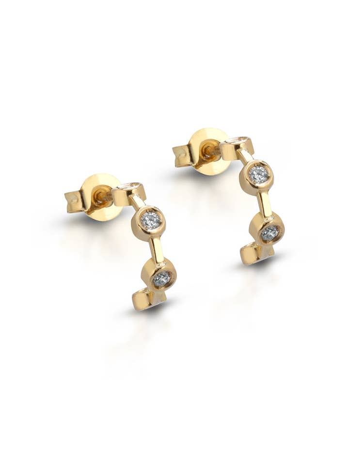 Small Point Diamond Earrings for wholesale by Libra Fine Jewelry