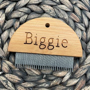 Engraved Pet Brush, Personalized Pet Brush for wholesale by Hazel Grove Customs