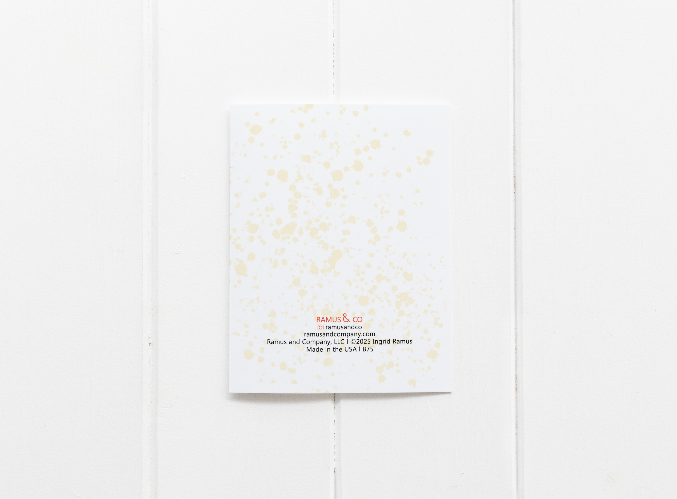 Ramus & Co. – wholesale Birthday card – Blurry Celebration Greeting Card2