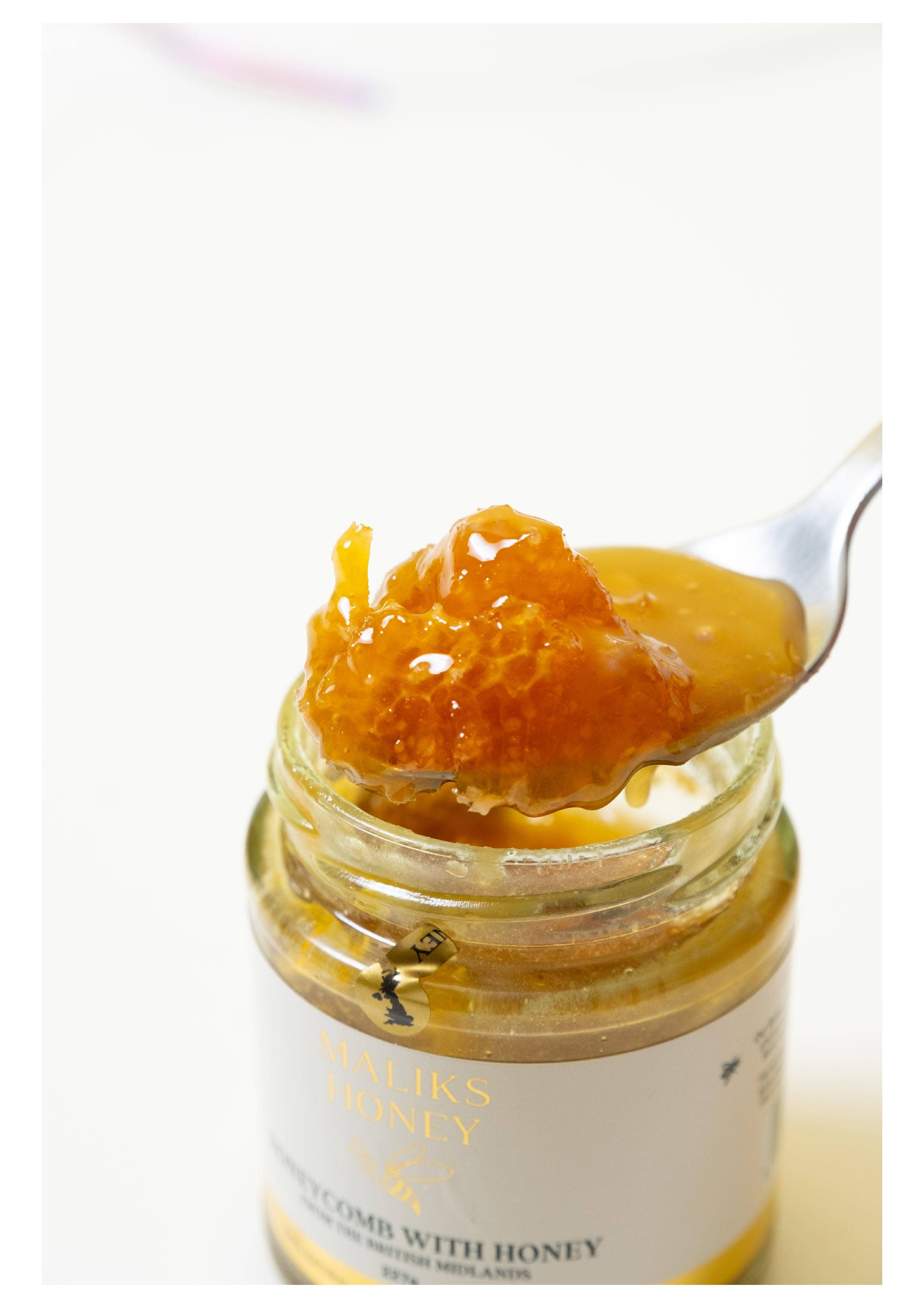 Maliks Honey – wholesale Honey – Raw Honeycomb British Honey1