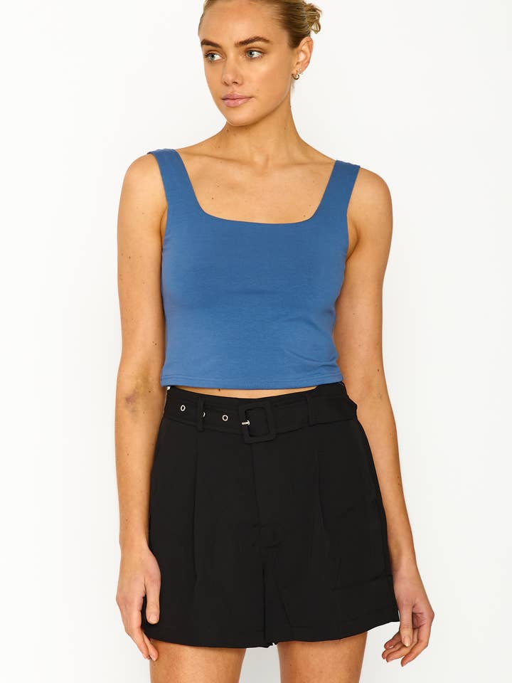 Active Flow Singlet - Steel Blue - TW3705 for wholesale by Linore Collective