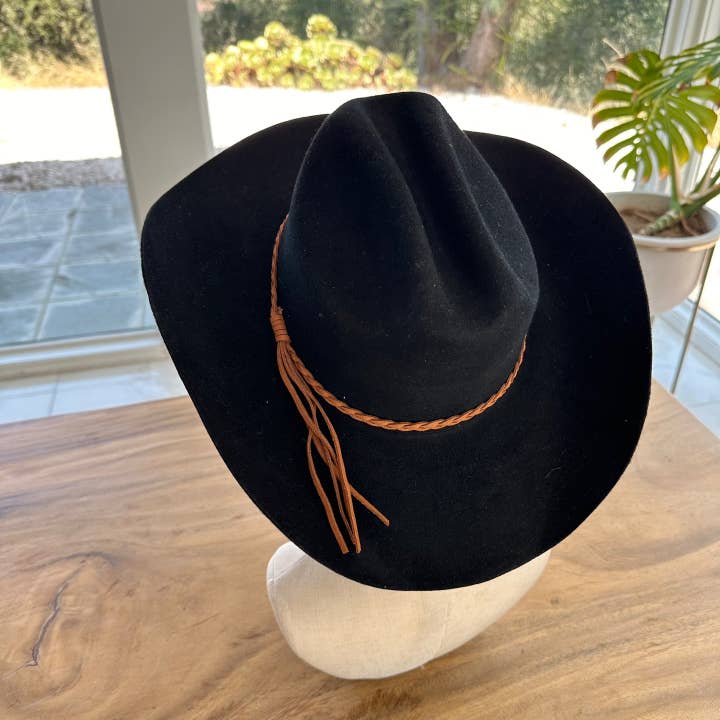 One and Only Accessories - Wholesale Cowboy Hat - Unisex - Premium Cattleman Cowboy Hat With Braid Suede Belt9