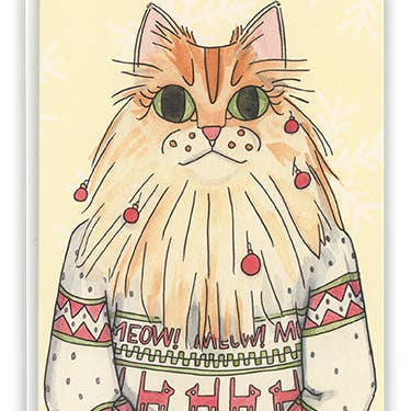 Fult jultröja-kort för wholesale av Cat People Press