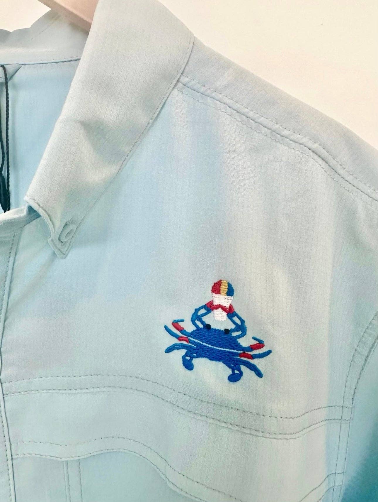 WHEREable Art, LLC – wholesale Buttoned-down shirt – Unisex – Men's Sun Protection Fishing Shirts 14