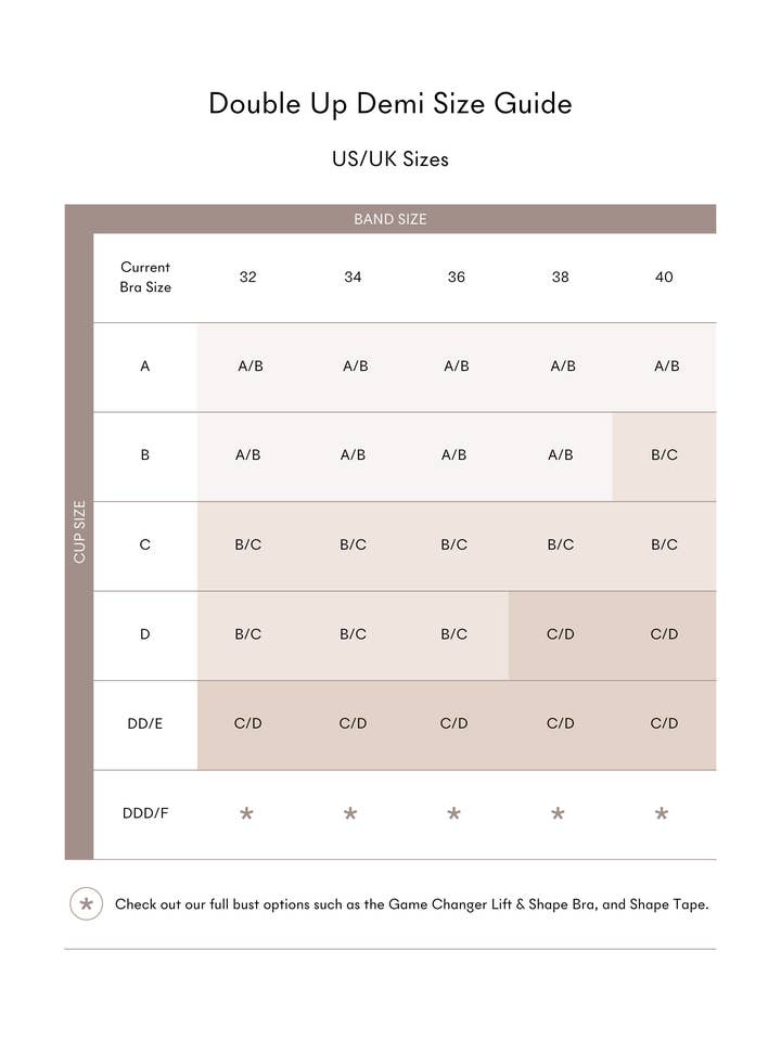 NOOD - Wholesale Bra Inserts - Women's - Double Up | Volume Push-Up Pads (Demi)9