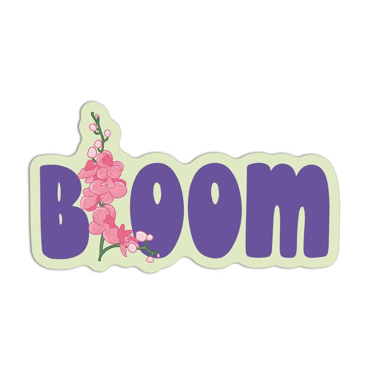 Girls Printing House - Wholesale Sticker - Bloom Orchid Textured Stickers