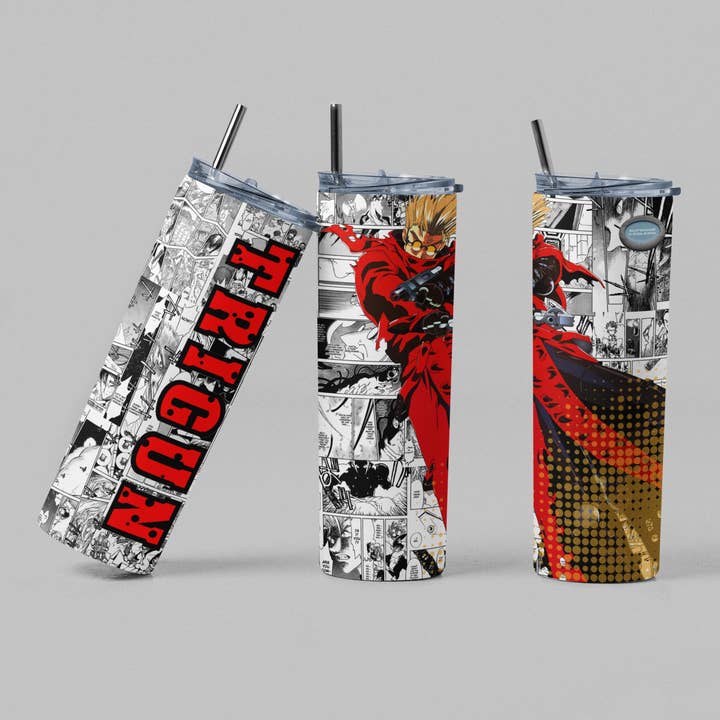 Trigun Anime Inspired Tumbler for wholesale by The Geek Boutique