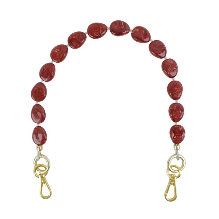 Sangle d'embrayage, Pierre de rivière marée terracotta pour la vente par The Lilley Line