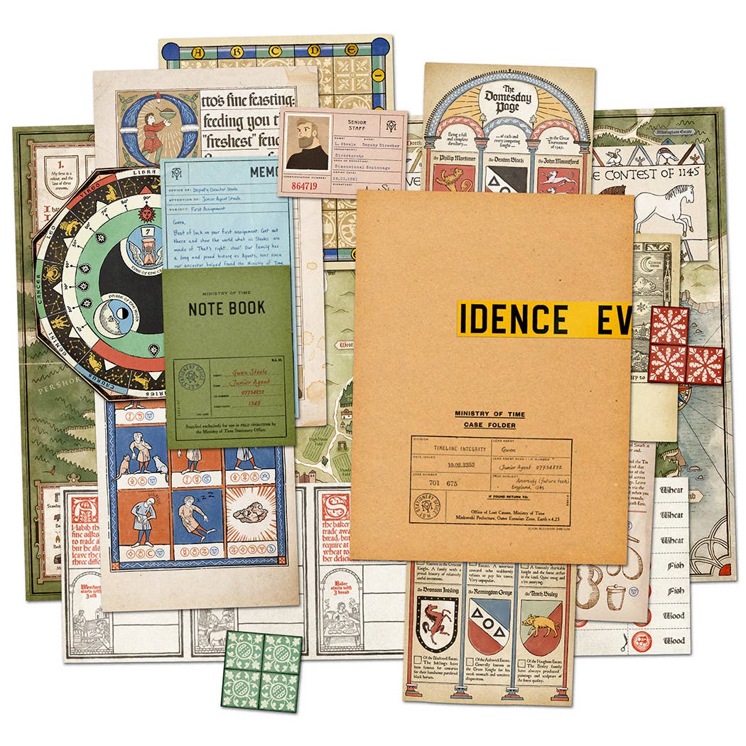 History Mysteries – wholesale Board game – 'The Medieval Mishap' Family Friendly Puzzle Game7