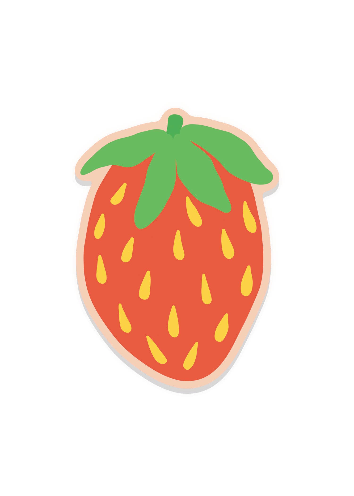 Christine Witmore - Wholesale Sticker - Strawberry Vinyl Sticker