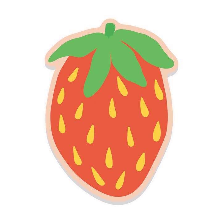 Christine Witmore - Wholesale Sticker - Strawberry Vinyl Sticker0