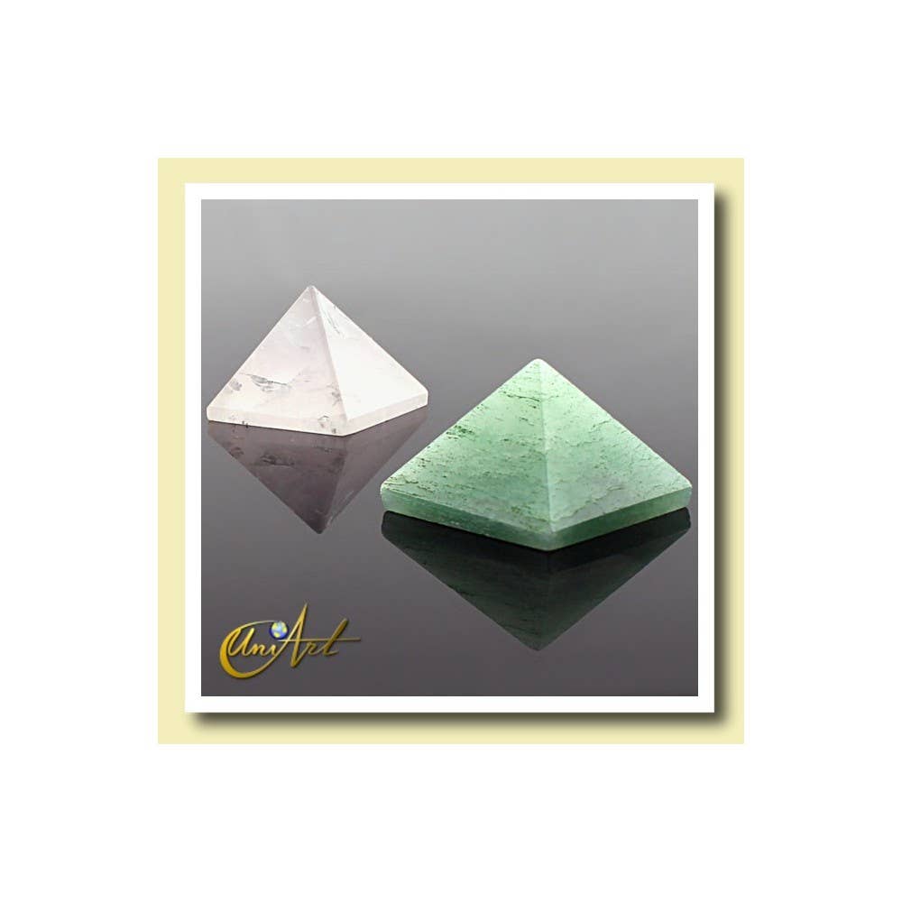UniArt - Wholesale Spiritual Stone/Crystal - 1.5 Cm Quartz Pyramid1