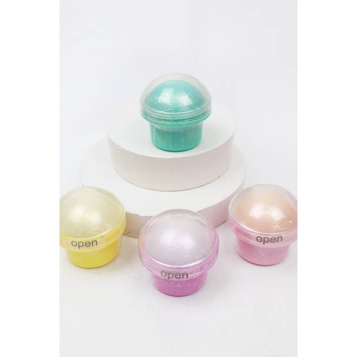MIX COLOR Mushroom Dome Shaped Glitter Highlighter for wholesale on Faire