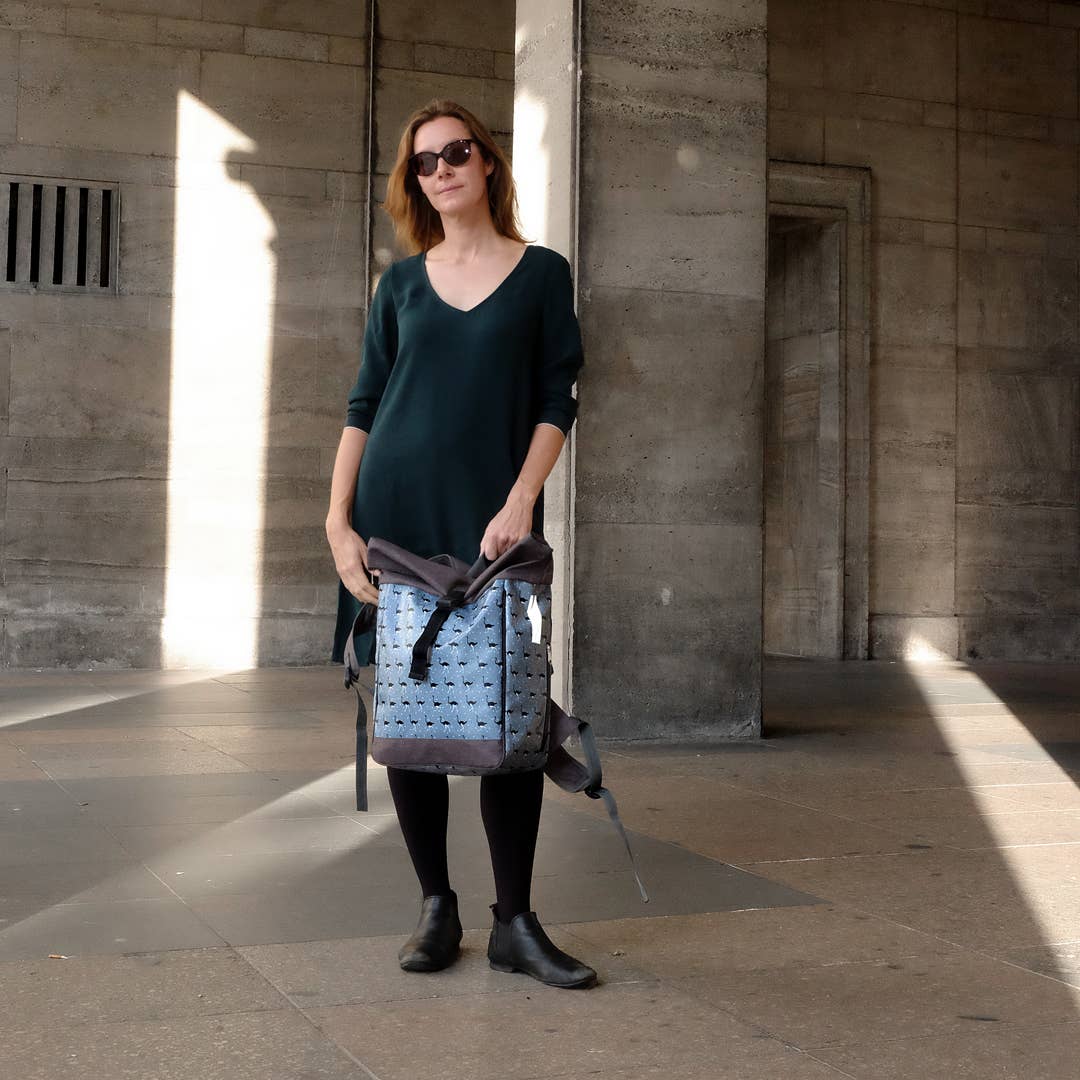 Ikuri - Wholesale Biking Accessories - 2 in 1 Bicycle Bag / Backpack Combo Carrier Avestruz7