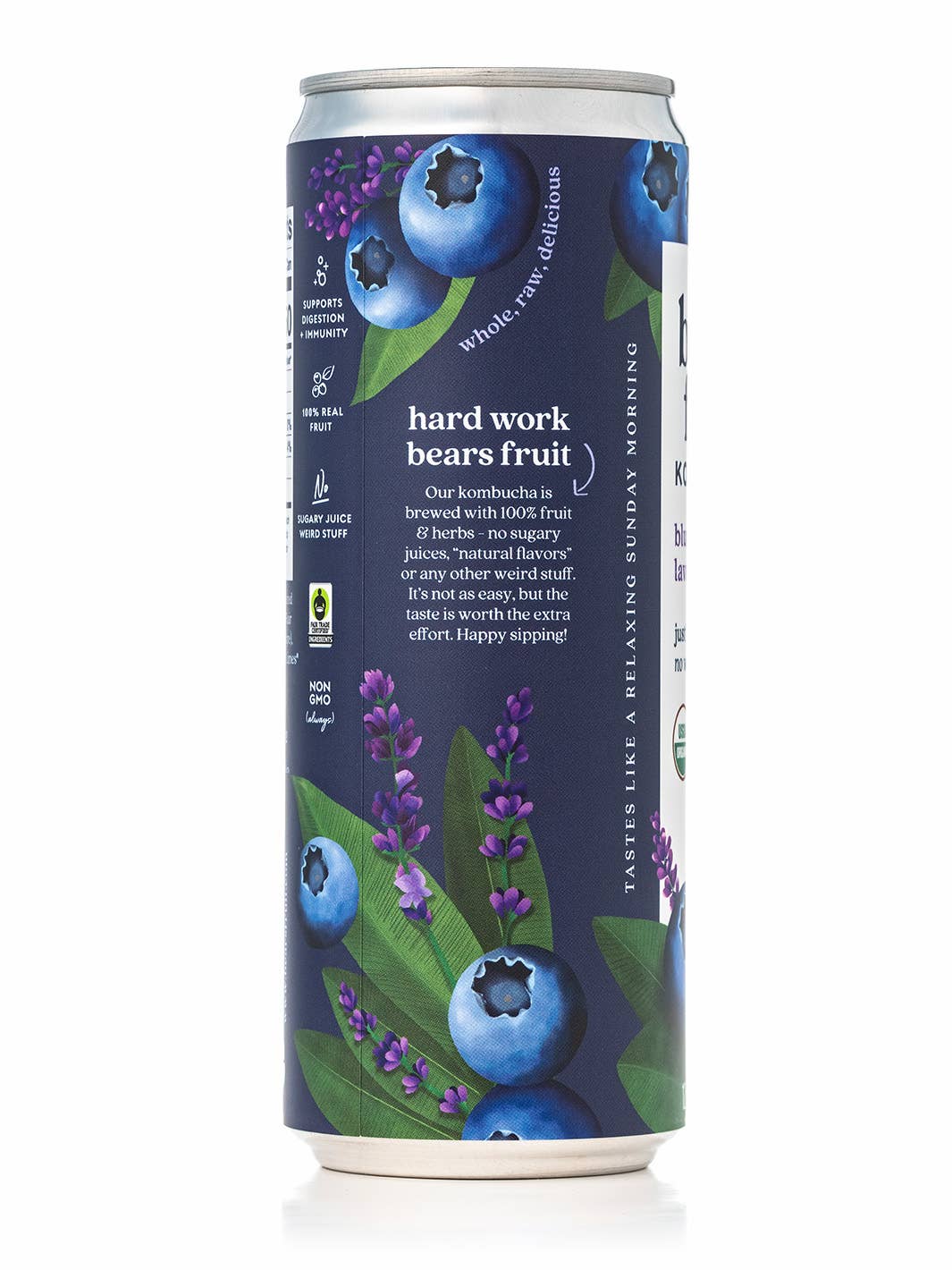 Wholesale Blueberry Lavender Kombucha for your store Faire