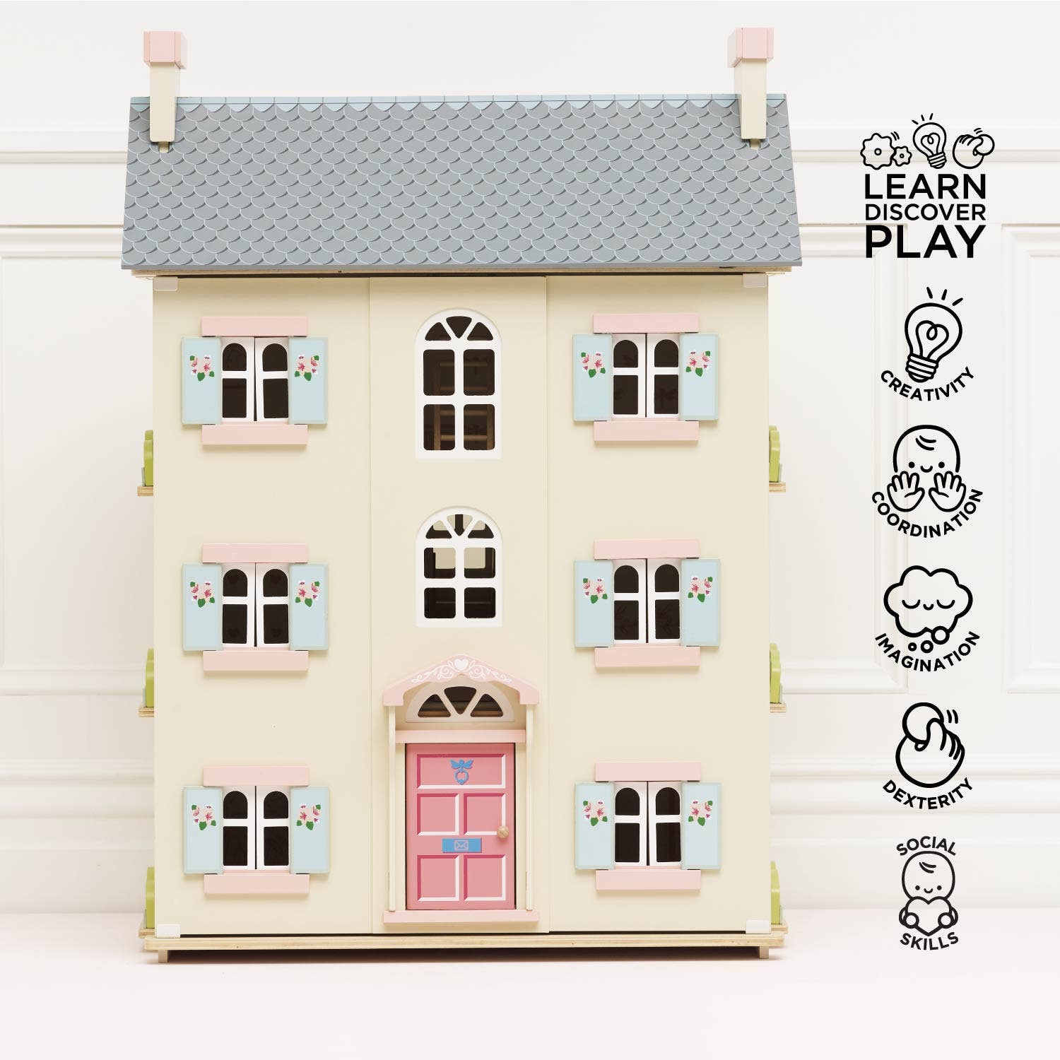 Le Toy Van, Inc. - Wholesale Doll Accessory Kit - Kids - Cherry Tree Hall Wooden Dolls House3