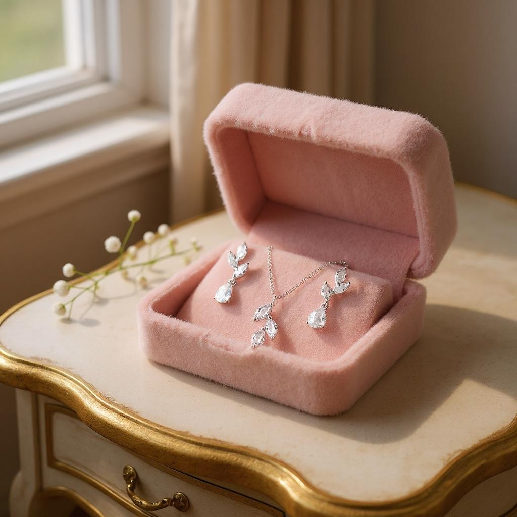 Athena Bridal Jewellery – Conjunto de joias por atacado – COLEÇÃO ZIRCONIA CUBIC - CONJUNTO COLAR DE ELEGÂNCIA GORDUROSA7