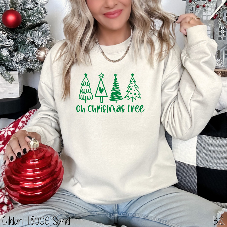 Bama Screens - Wholesale Sublimation Transfer - Green Oh Christmas Tree #BS61971