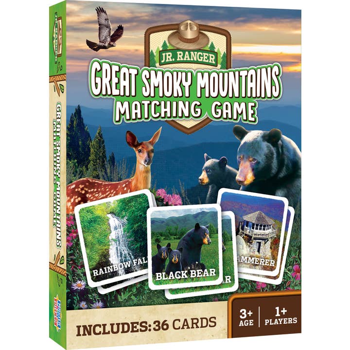 Jr. Ranger - Great Smoky Mountains Matching Game for wholesale by Masterpieces Puzzles