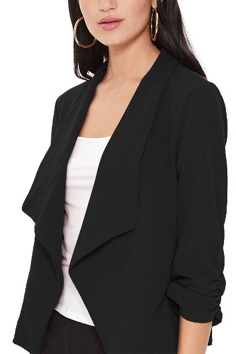 MOA COLLECTION - Vente Blazer – femme - Veste Blazer Décontractée pour Femme - Silhouette Ajustée4