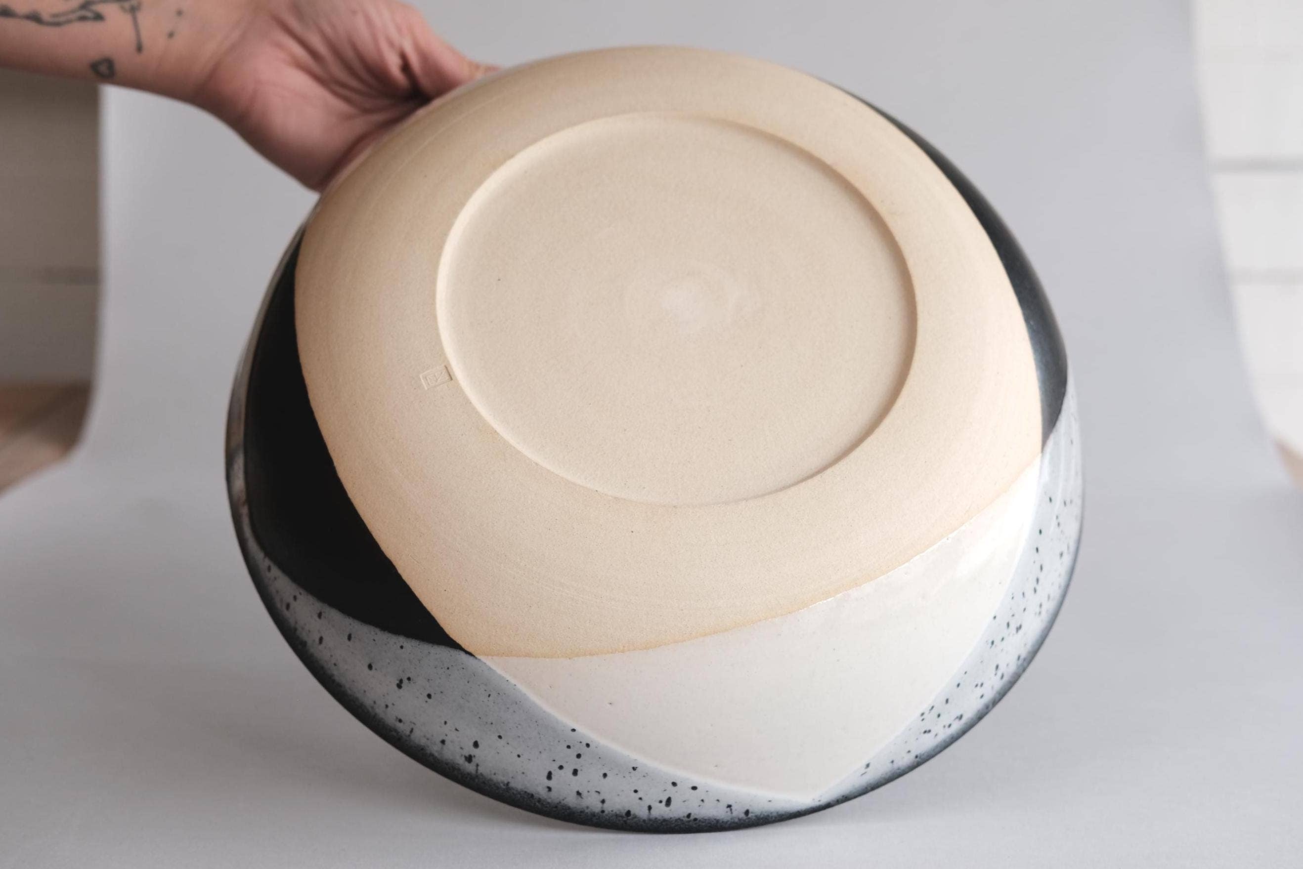 FHAR Studio - Wholesale Mixing Bowl - core - large low serving bowl - handmade porcelain3