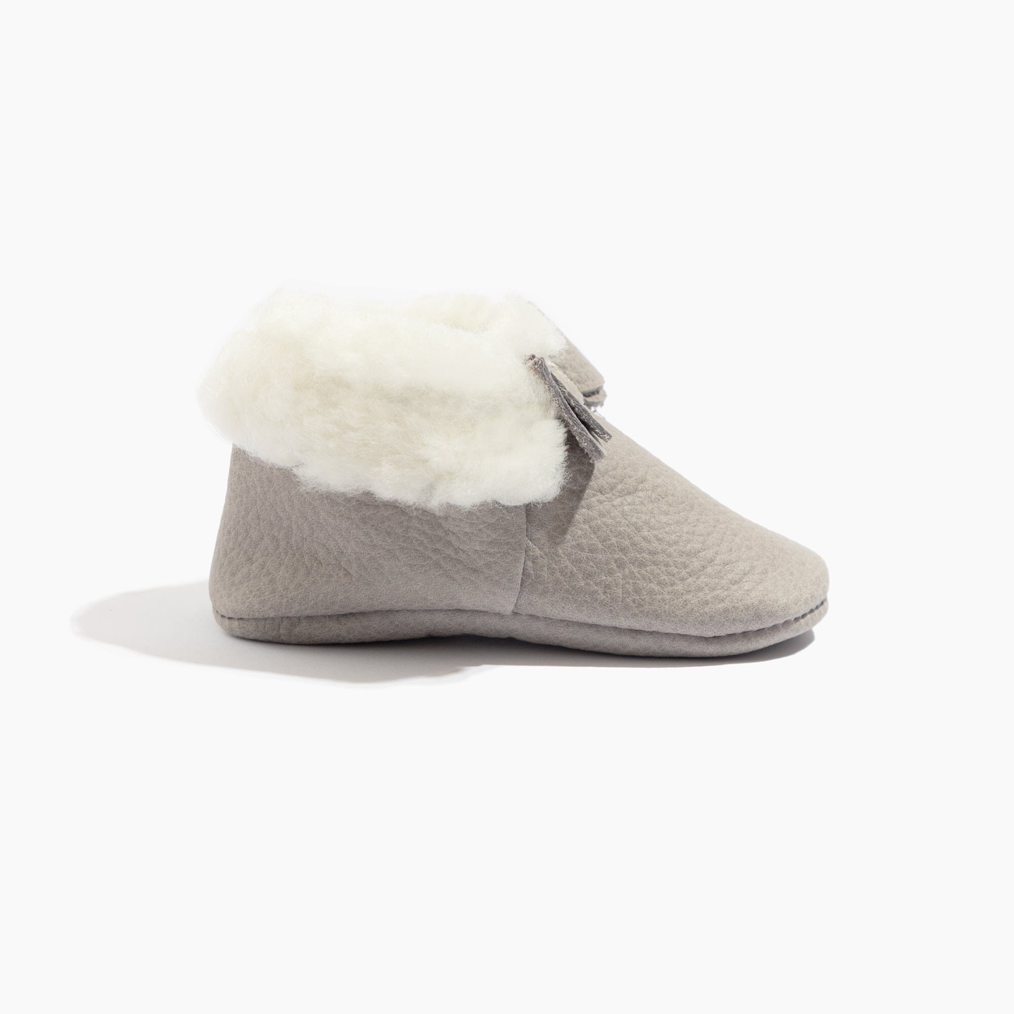 Freshly Picked - Wholesale Booties - Baby - Salt Flats Shearling Bow Baby Shoe2