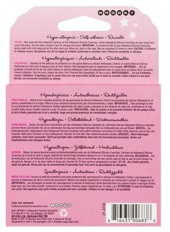 Ardell, Gigi and Hollywood Fashion Secrets - Wholesale Nipple Pasties - Women's - Silicone Cover Ups4