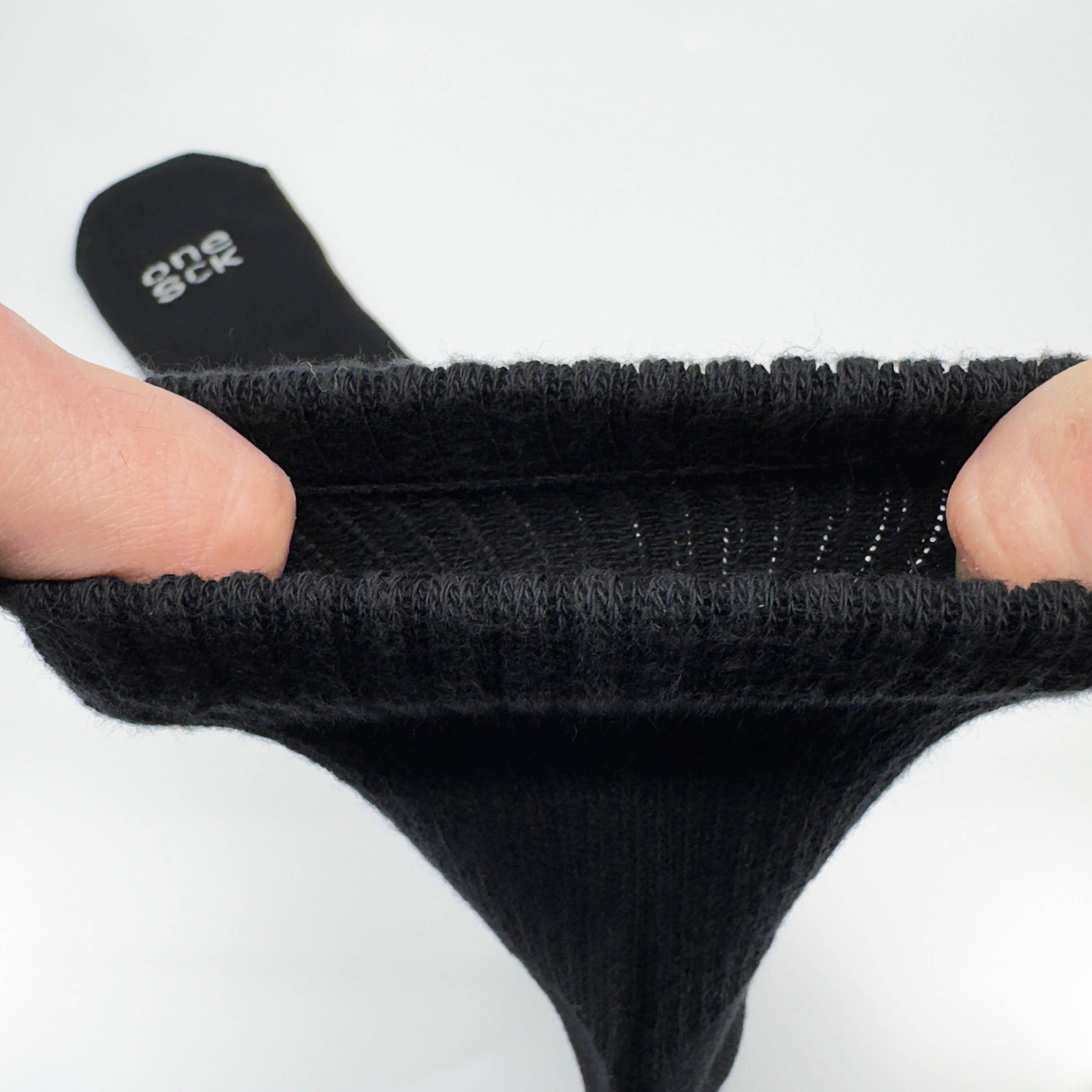 ONESCK - Wholesale Socks - Unisex - Ribbed Single Sock | Black Socks | Diabetic Socks2