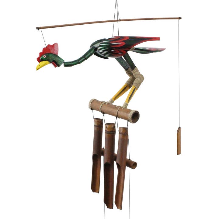 Annie Chicken Bobbing Head Wind Chime for wholesale by Cohasset Gifts