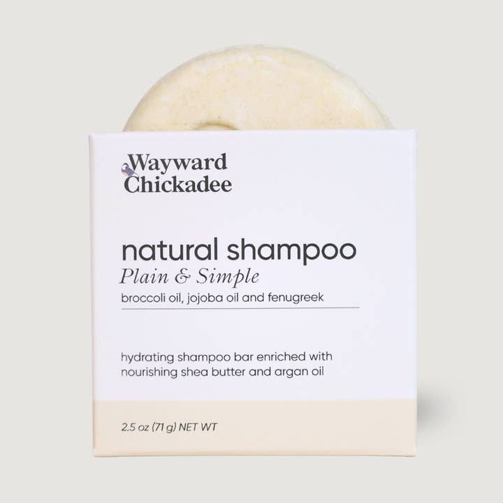 Plain & Simple Hydrating Solid Shampoo for wholesale by Wayward Chickadee