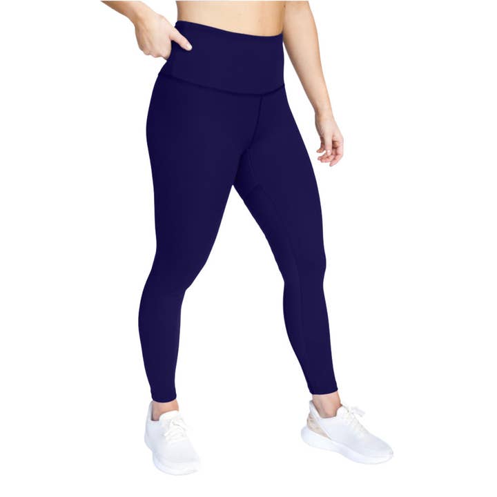 Läckagesäkra Leggings - Navy för wholesale av Moxie Fitness Apparel