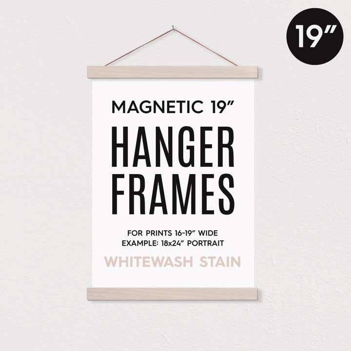 Hanger Frames - Wholesale Fotolijst - 19" magnetisch posterhanger frame™ voor 18x24" portretprints1