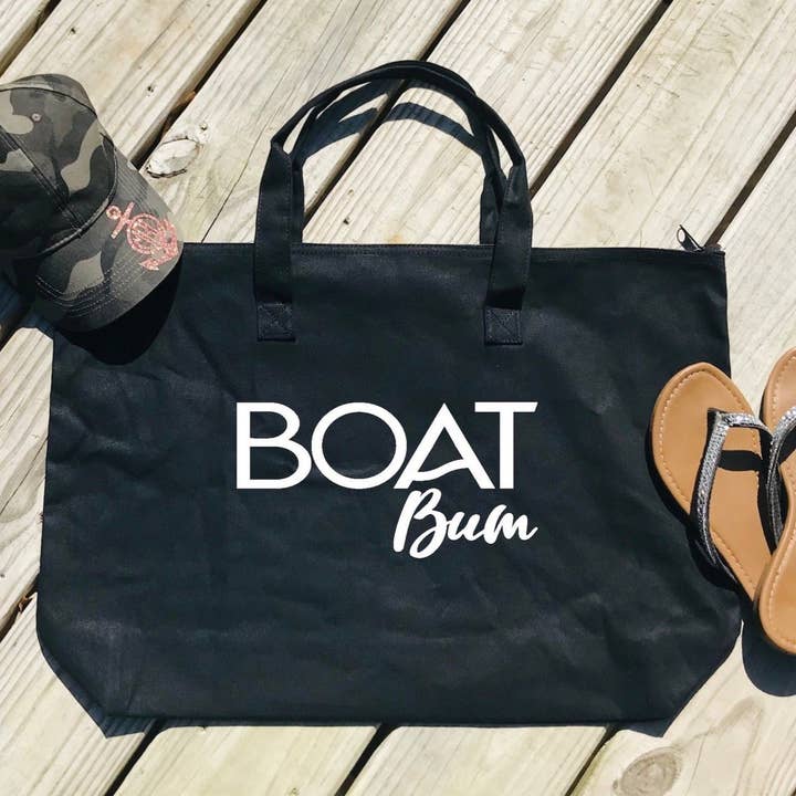 Boat Bum Tote Bag for wholesale by Flowing Sun