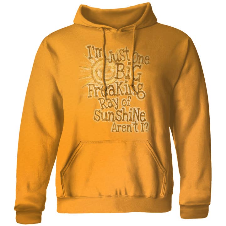 Ray of Sunshine Gold - 7,8 oz Fleece-Hoodie für den Großhandel von Jester Clothing Company