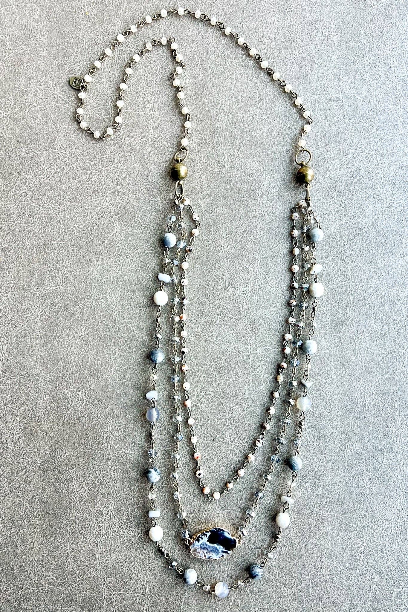 Dylan Designs - Wholesale Pendant/Charm Necklace - Florence Necklace Grey5