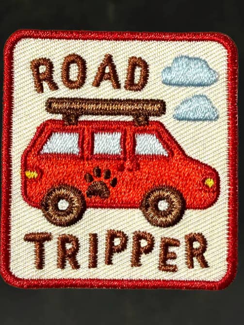 Écusson thermocollant Road Tripper pour chiens et chats pour la vente par Scout's Honour Pty Ltd