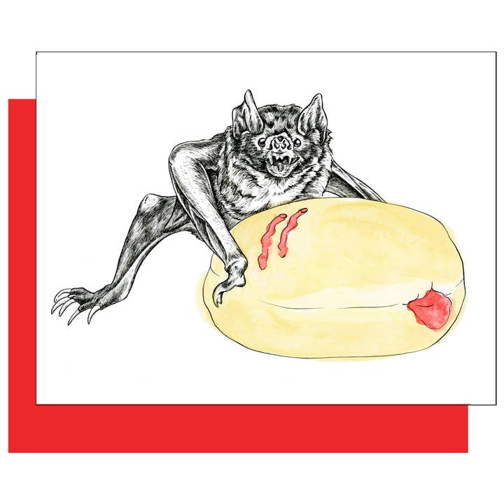 Carte de chauve-souris vampire pour la vente par Erin A. Ellis