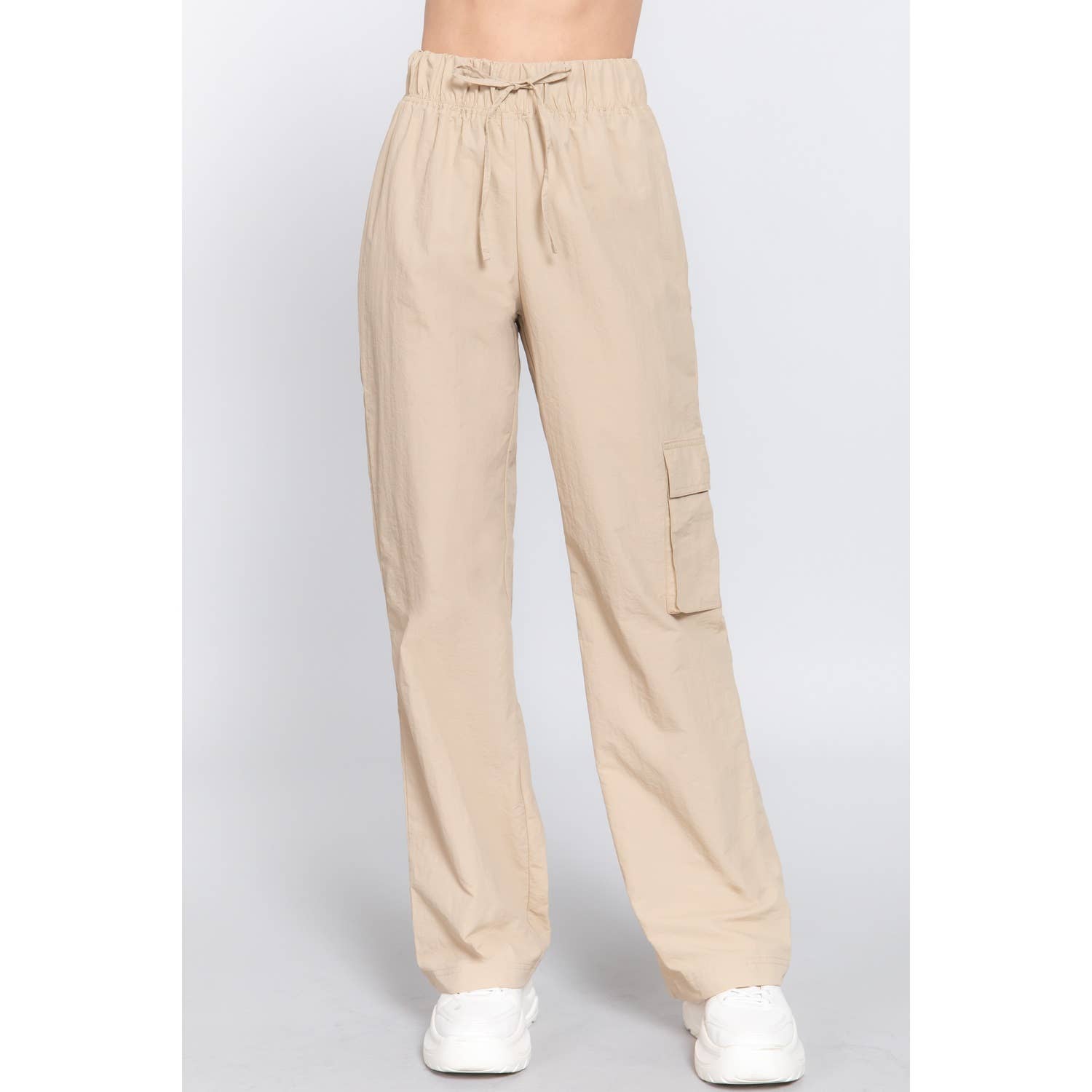 Apolline - Wholesale Pants - Women's - WAIST ELASTIC CARGO PARACHUTE PANTS7