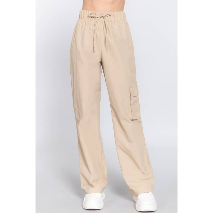 Apolline - Wholesale Pants - Women's - WAIST ELASTIC CARGO PARACHUTE PANTS7