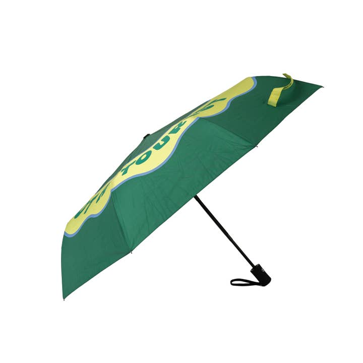 Sammenklappelig paraply "jeg er ikke turist" for engroshandel hos Fisura