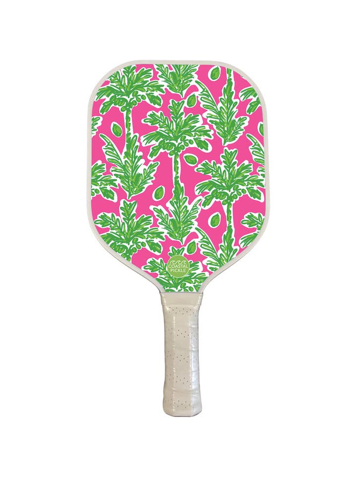Coconut Palm Designer Pickleball Paddle for wholesale by Coastal Pickle, LLC