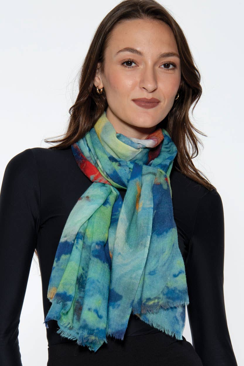 Sevya Handmade - Vente Châle – femme - Écharpes en laine fine Reena28