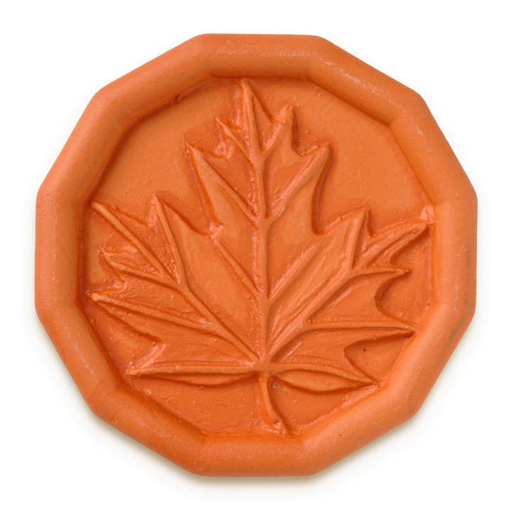 Brown Sugar Saver - Maple Leaf Design (French & English Pack for wholesale by JBK Pottery