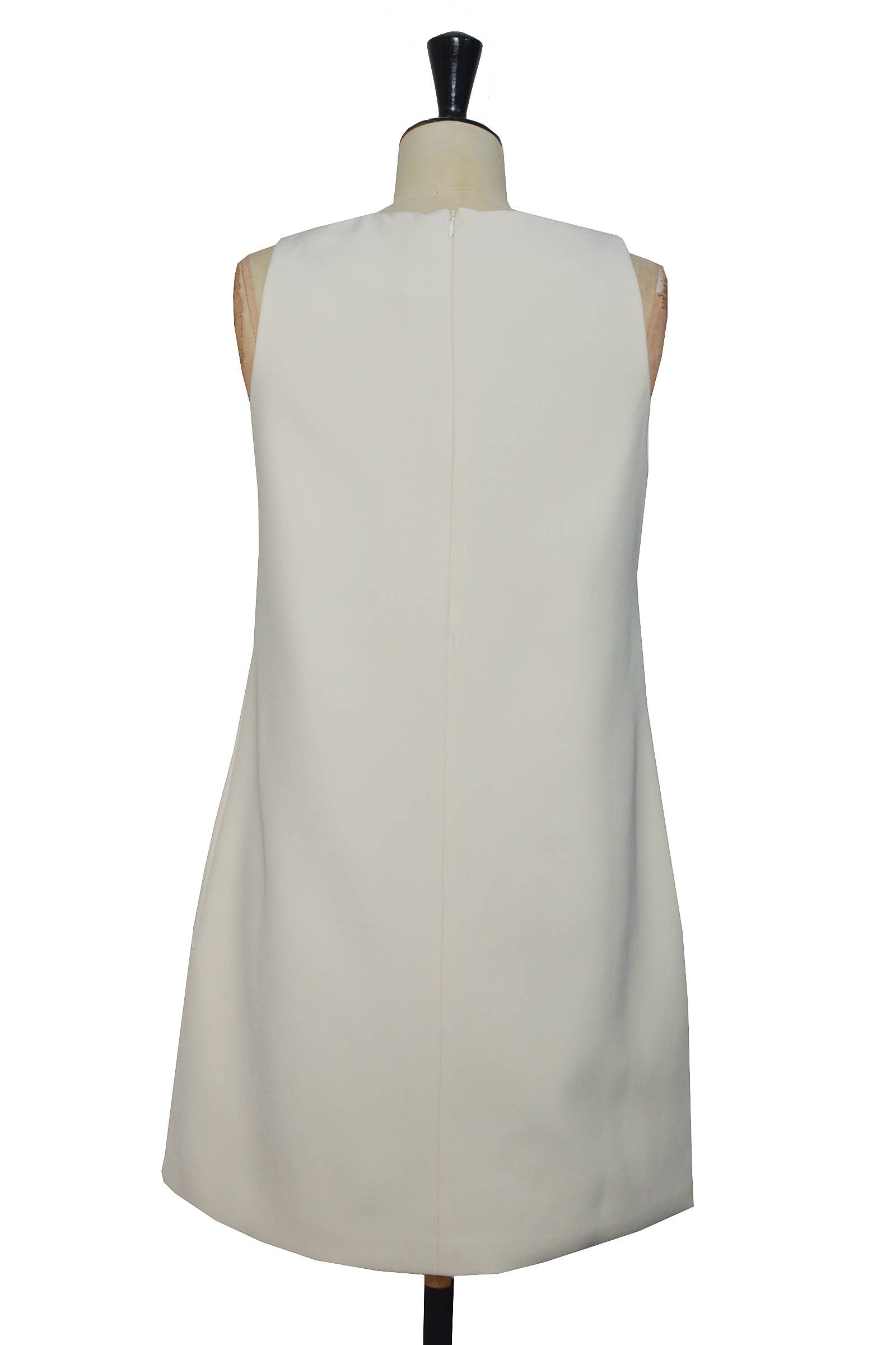 ELLI WHITE - Wholesale Dress - Women's - A-line dress with embossed flowers3